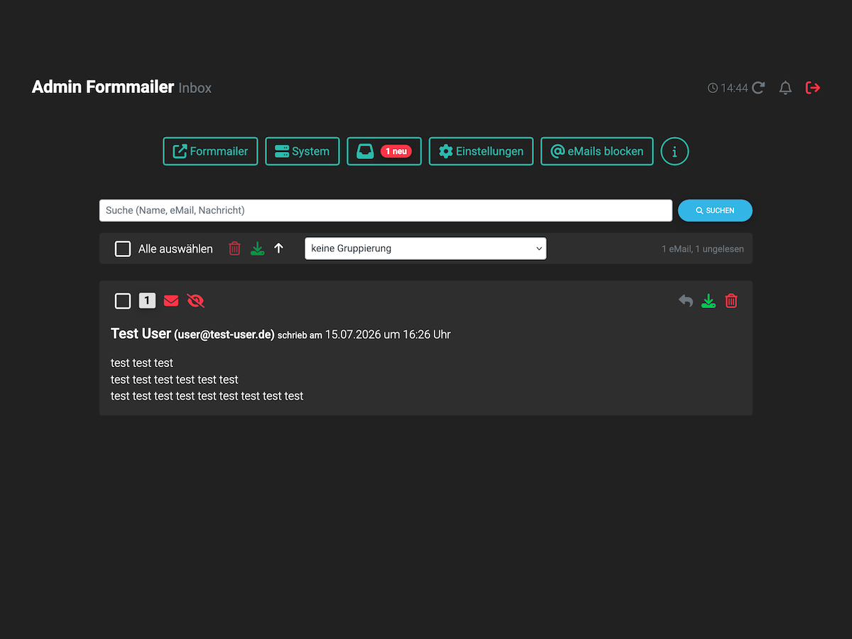 Formmailer Demo 6