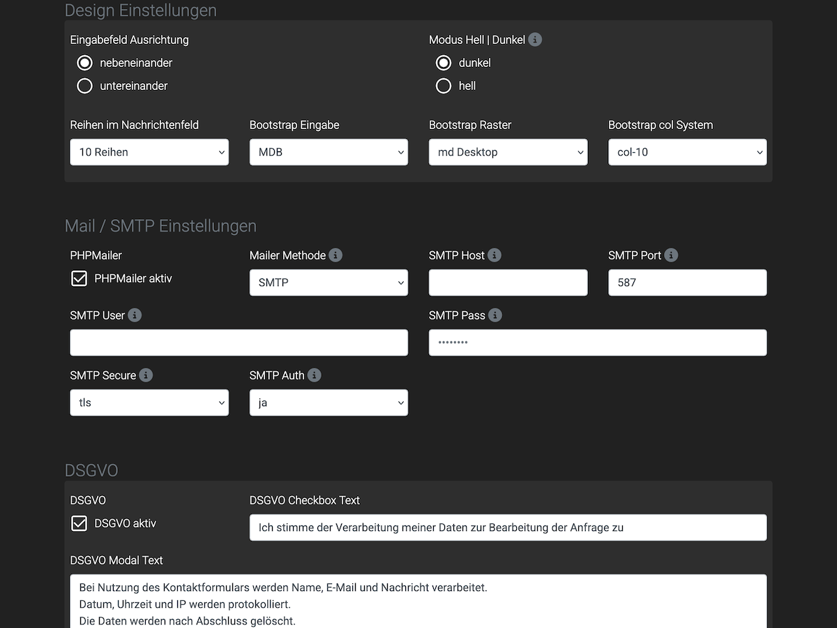 Formmailer Demo 11